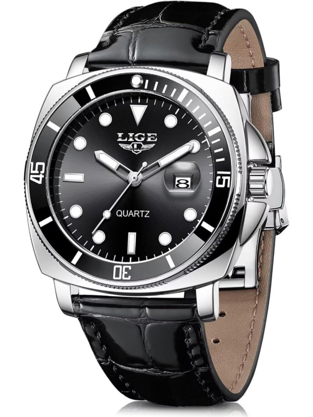 Stylish Waterproof Men's Quartz Analog Watch - Stainless Steel Business Dress